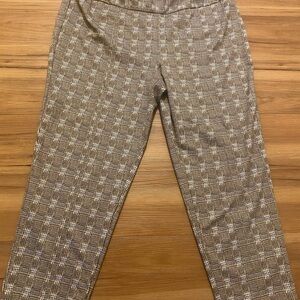 Women Gold, Black & White Plaid Winter Pants!!!